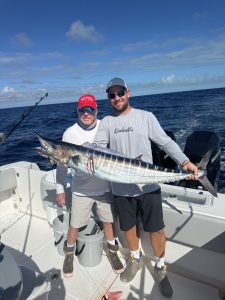 Angler with nice wahoo